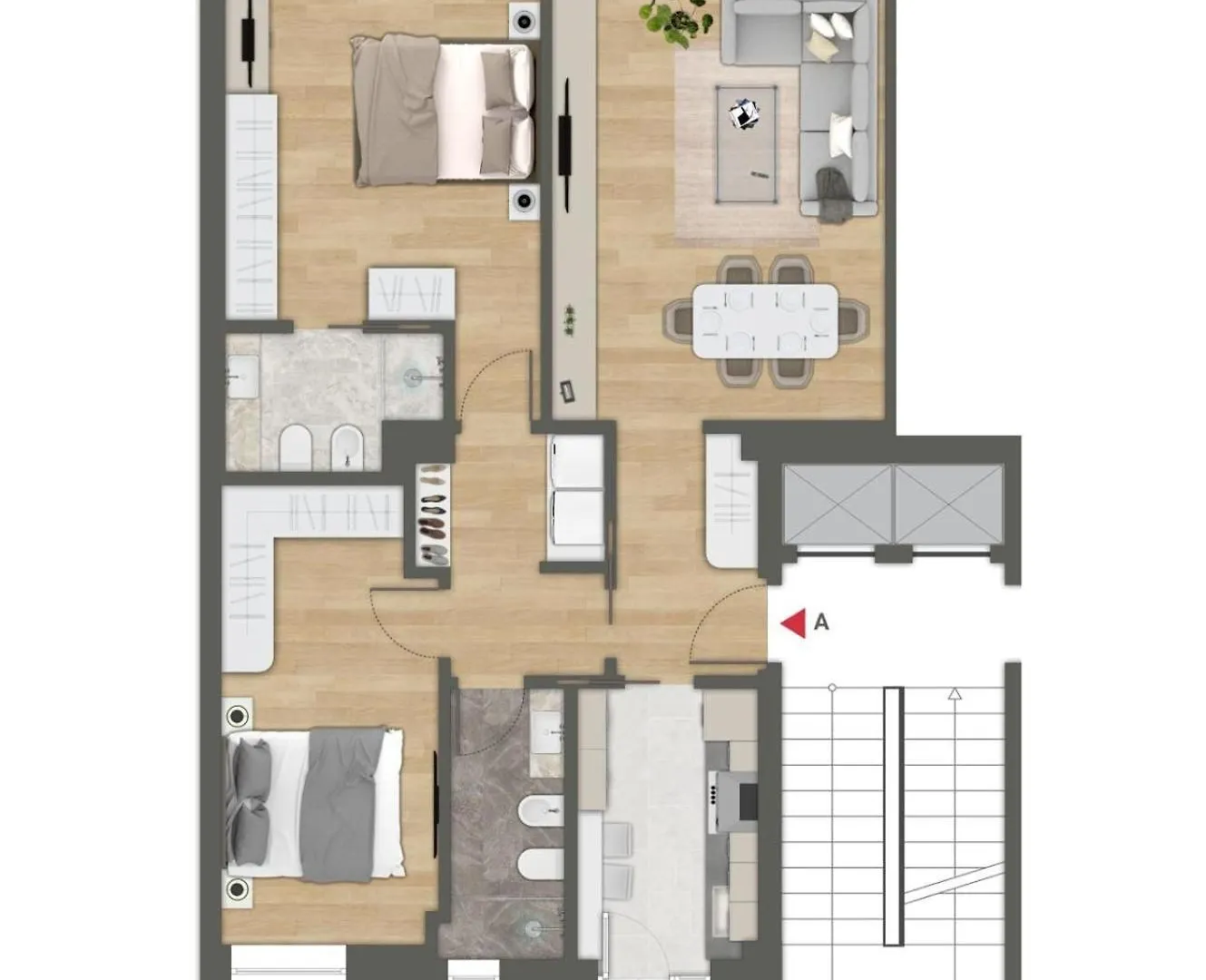 Appartamento Palazzo Fontana Duomo View Golden House Milano